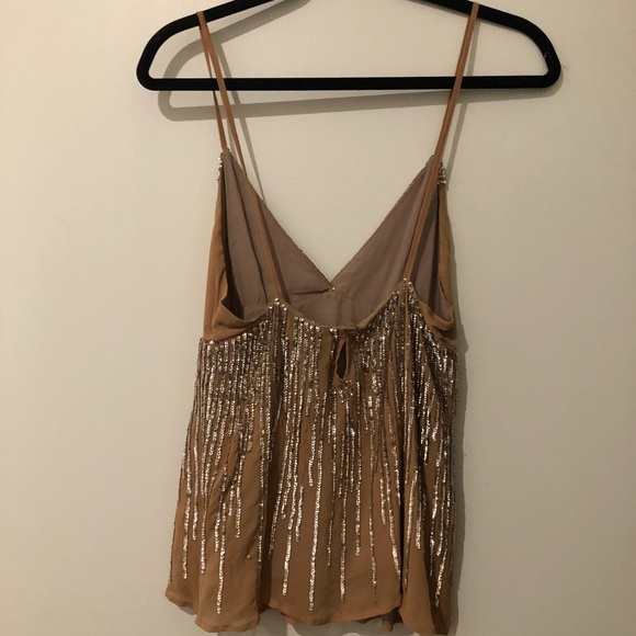 French Connection sequin sleeveless top - Picture 6 of 8